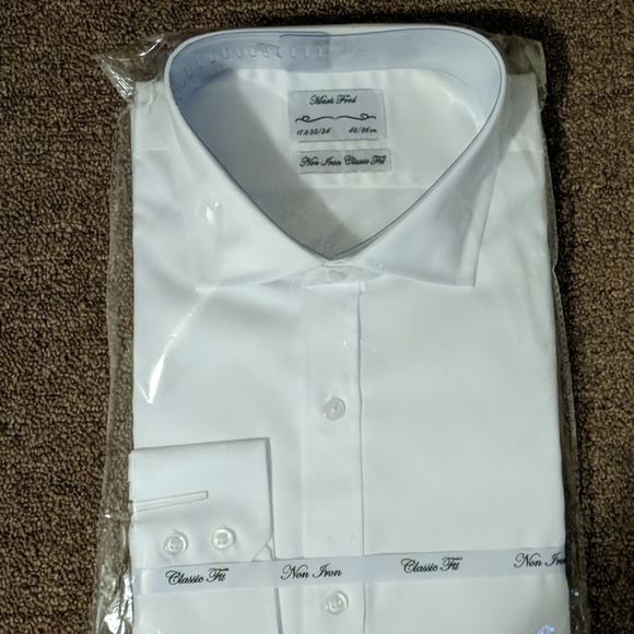 Mark Fred white dress shirt - Picture 1 of 3